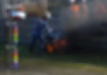 BREAKING NEWS, Motor Pengganti Joan Mir Terbakar di MotoGP Jepang 2022
