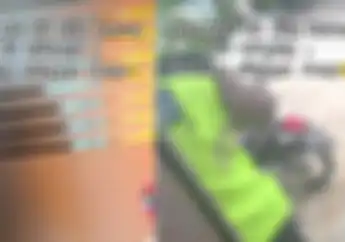 Video Takut Ditilang Polisi, Pengendara Motor Nekat Ngumpet di ATM