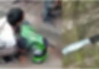 Lawan Arus Berujung Maut, Driver Ojol Terkapar Bersimbah Darah Ditikam Pemotor
