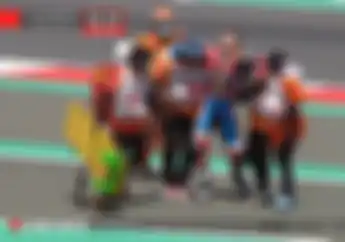 Iker Lecuona Crash di FP2 WSBK Mandalika 2022, Langsung Meringis Kesakitan