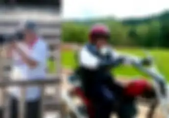 Menteri PUPR Jadi Sorotan di KTT G20, Begini Gayanya Riding Motor Chopper