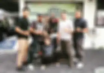 Bule Inggris Maling Motor Custom Karya Deus, Ditangkap Polisi Polsek Kuta Bali