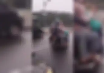 Warga Resah, Sekelompok Pelajar Konvoi Motor Sambil Tenteng Senjata Tajam Di Cakung