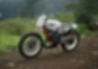 Motor Custom 'Blakasuta', Hadiah Untuk Pengunjung Motorfest 2022 Bergaya Flat Tracker