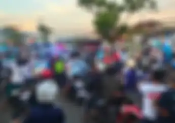 Argentina Lolos Final Piala Dunia 2022, Ribuan Fans Tim Tango Di Ambon Konvoi Motor
