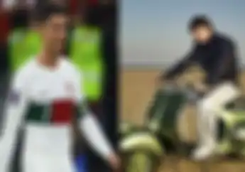 Cristiano Ronaldo Sengsara, Makin Iri dengan Messi Gara-Gara Motor Vespa Ini