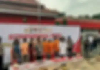 Jual Motor Curian Pakai STNK Palsu ke Lampung, 10 Pelaku Curanmor Diringkus Polisi