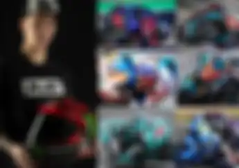 Fabio Quartararo Pakai Helm HJC Di MotoGP 2023, Penasaran Sudah Ganti Merek Helm Berapa Kali?