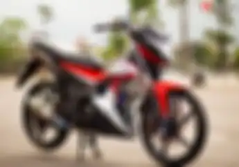 Motor Modifikasi Honda Sonic 150R Racing Look, Pelek Karbon Siap Pamer