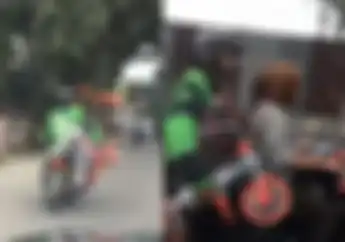 Naik Motor Matic, Driver Ojol Dibonceng Emak-Emak, Warganet: Yang Bayar Ongkos Siapa?
