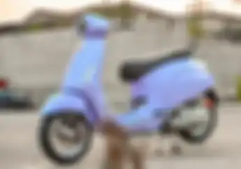 Motor Modifikasi Vespa Primavera 150, Body Mulus Sokbreker Menipu
