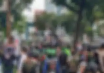 Ratusan Driver Ojek Online Demo Tolak Penerapan Jalan Berbayar ERP di Jakarta