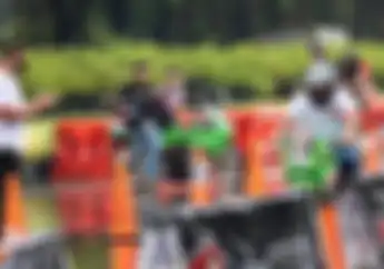 Kapolda Metro Jaya dan PJ Gubernur DKI Jakarta Cicip Trek Street Race Kemayoran