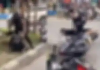 Siang Bolong Geng Motor Bawa Sajam Di Medan, Langsung Dibekuk Polisi