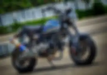 Modifikasi Motor Honda Monkey, Kecil-kecil Tampilan Kekar dan Sangar