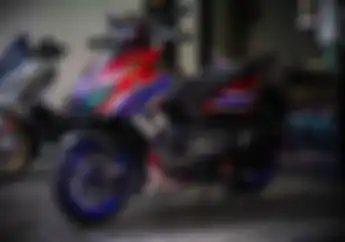 Ala Tim HRC, Modifikasi Motor Honda Vario 160 Racing Look Mirip Motor Paddock