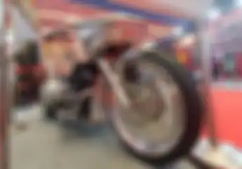 Modifikasi Motor Harley-Davidson Aluminium Bagger Di IIMS 2023, Bodinya Enggak Main-main