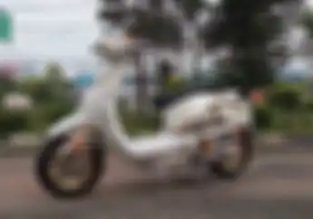 Modifikasi Motor Vespa Sprint 150 Kena Airbrush Garapan Scooter Nation