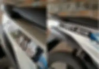 Modifikasi Motor Pakai Kreasi Huruf Timbul di Bodi Motor, Bisa Dicoba Biar Unik Nih!