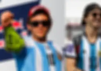 Fakta Francesco Bagnaia Tak Cuma Ikut-ikutan Gaya Valentino Rossi Pakai Jersey Timnas Argentina Di MotoGP Argentina 2023