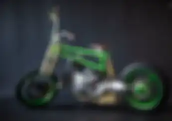 Jempolan, Modifikasi Motor Custom Ala BMX Ditempel Mesin Ducati, Kakinya Unik