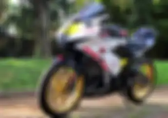 Jarang Nih Suzuki GSX-R150 Modifikasi, Pakai Pelek Spek Ninja 150