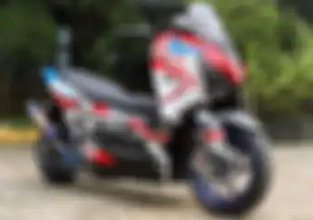 Modifikasi Yamaha XMAX Anti Jinjit, Cat Meriah Terinspirasi Thailand