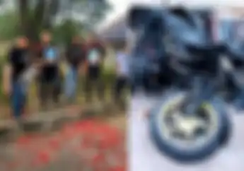 Jakarta Max Owners Gelar Doa dan Tabur Bunga di TKP Kecelakaan Pemotor Yamaha XMAX Tewas Ditabrak Mercy