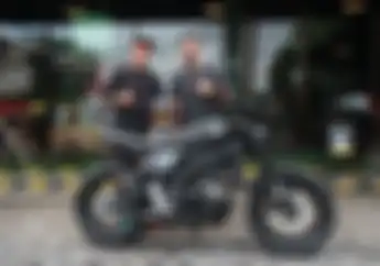 Modifikasi Motor Yamaha XSR 155 Milik Irfan Bachdim Jadi Padat dan Sangar, Inspirasi Customaxi X Yard Built 2023