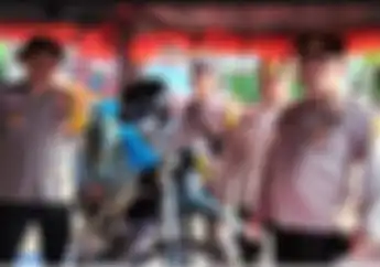 Modifikasi Motor Trail 'Belalang Tempur' Karya Polres Ogan Ilir, Ada Alat Penyiram Air