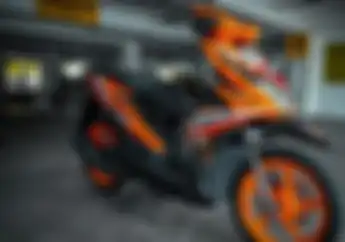 Modifikasi Motor Honda BeAT Ala Marc Marquez Tapi Pilih Nomor Pembalap Legenda Ini
