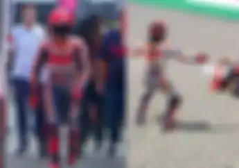 Marc Marquez Crash di MotoGP Italia 2023, Targetnya Bukan Incar Podium Gara-gara Ini