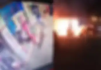Video Yamaha Vixion Terbakar di SPBU Tlogomas Isi Bensin Sambil Digoyangkan, Pemotor Kabur?