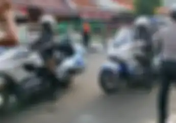 Presiden Jokowi Kunjungi Pasar Palmerah, Motor Pengawal Presiden Bisa Dibeli di Dealer Honda