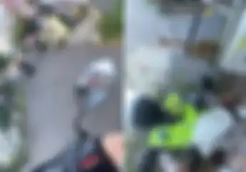 Seru, Video Cewek Pakai Honda Vario Dikejar Polisi Sambil Ketawa-tawa, Endingnya Apes