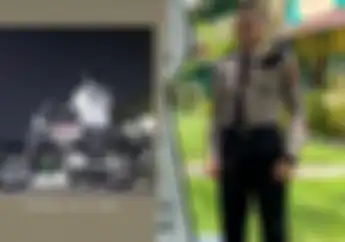 Sedih Baca Pesan Biker Honda  CB untuk Bripda Ignatius Dwi Frisco Sirage