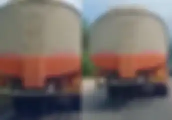 Ciri Sopir Truk Baik Hati Kepada Pemotor Lihat Tanda Lampu Seinnya