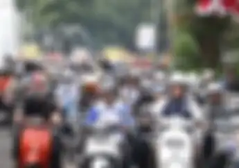 UMP Ajak Komunitas Motor Sunmori Sambil Kampanye Purwokerto Kota Nyaman
