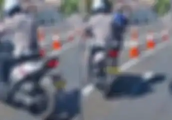 Bikin Malu Polisi Malah Keluar Jalur Saat Jajal Jalur Praktik SIM C di Makassar