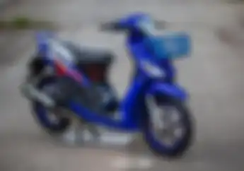 Modifikasi Motor Yamaha Mio Pamer Aksesoris Mahal, Blok Mesin Sengaja Pamer