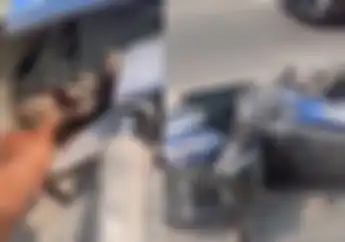 Beredar Video Honda Vario 125 CBS Fi Rangka Patah dan Pemakainya Jatuh, Kejadian di Jakarta