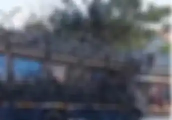 Ngeri, Truk Pengangkut Puluhan Sepeda Listrik Terbakar di Brebes Dugaan Karena Korsleting