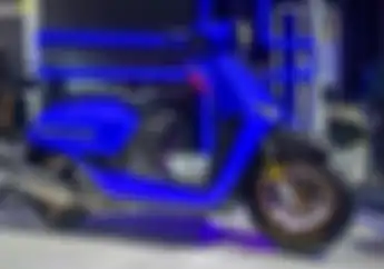 Modifikasi Motor Honda Giorno+ Body Berlapis Karbon Kaki-kaki Spesial