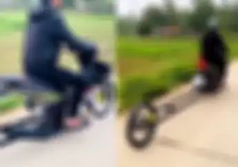 Bikin Bengong Modifikasi Motor Pakai Swing Arm Super Panjang, Komentar Netizen Keheranan