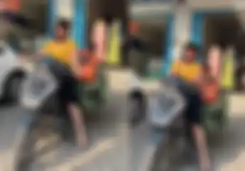 Gaya Luluk Nuril Bareng Motor Honda BeAT, Seleb TikTok Probolinggo yang Bentak Siswi Magang