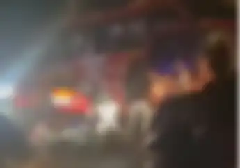Pemotor Nyaris Dikeroyok Gara-gara Hadang Bus Lawan Arah di Lamongan, Sopir dan Kernet Ditangkap
