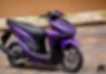 Kelir Ungu di Modifikasi Motor Honda Vario 150 Plus Aksesoris Hedon Siap Caper di Jalan
