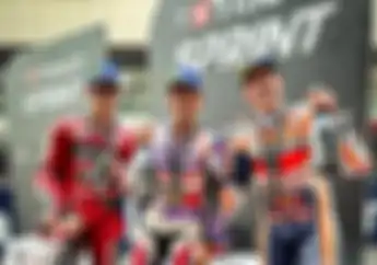 Video Marc Marquez Raih Podium Sprint Race MotoGP India 2023