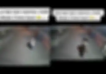 Video Honda Scoopy Panik Mau Ditabrak Kerbau Kabur Di Pondok Aren