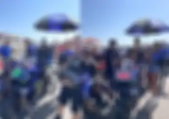 Gak Cuma Nonton Langsung MotoGP Mandalika 2023, Puluhan Konsumen Beruntung Meet & Greet dengan Pembalap Monster Energy Yamaha MotoGP